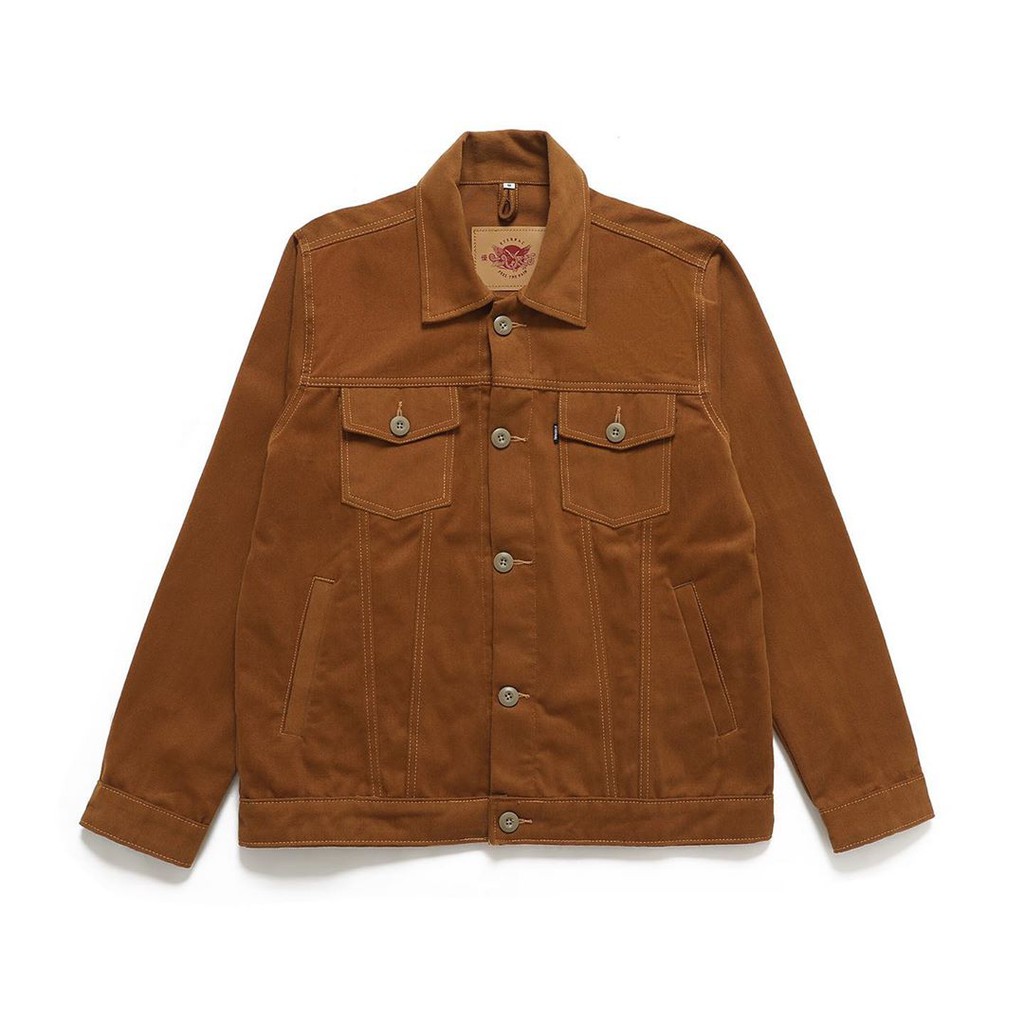 NAKA TRUCKER JACKET CAMEL
