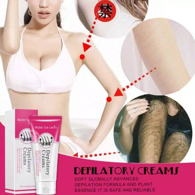 WATER ICE LEVIN HAIR REMOVAL perontok Bulu ketiak dan area tertentu