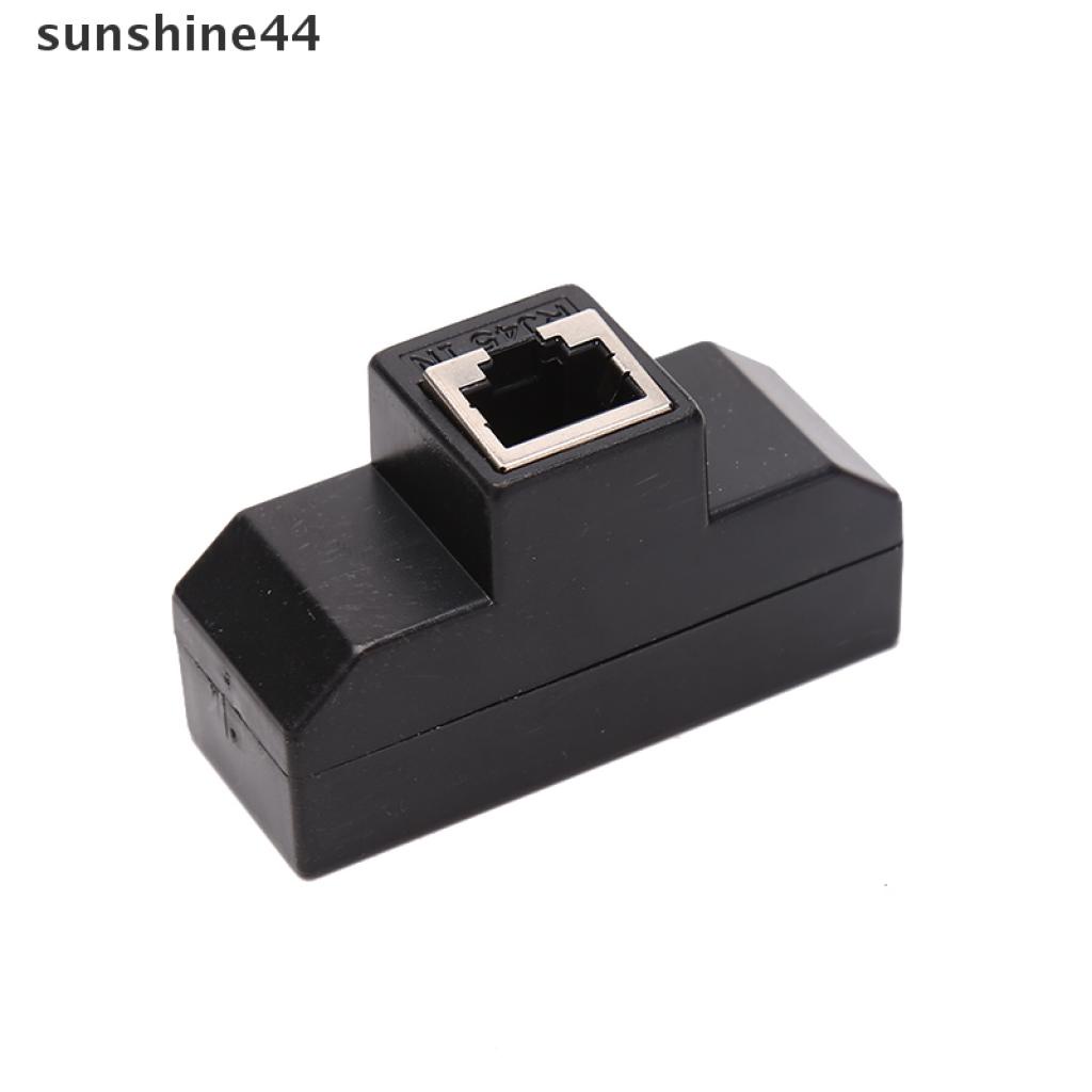 Sunshine Adapter Konektor Splitter Kabel Jaringan RJ45 Ke RJ11 1 Ke 4