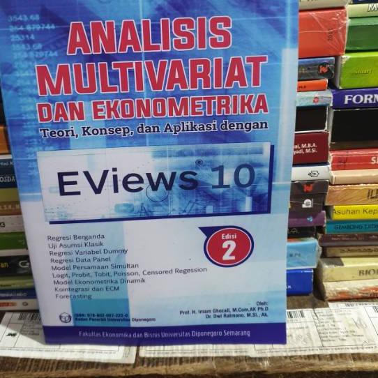 Flash Sale  Analisis multivariat dan ekonometrika EVIEWS 10 edisi 2 by Prof H IMAM ghozali ヘ