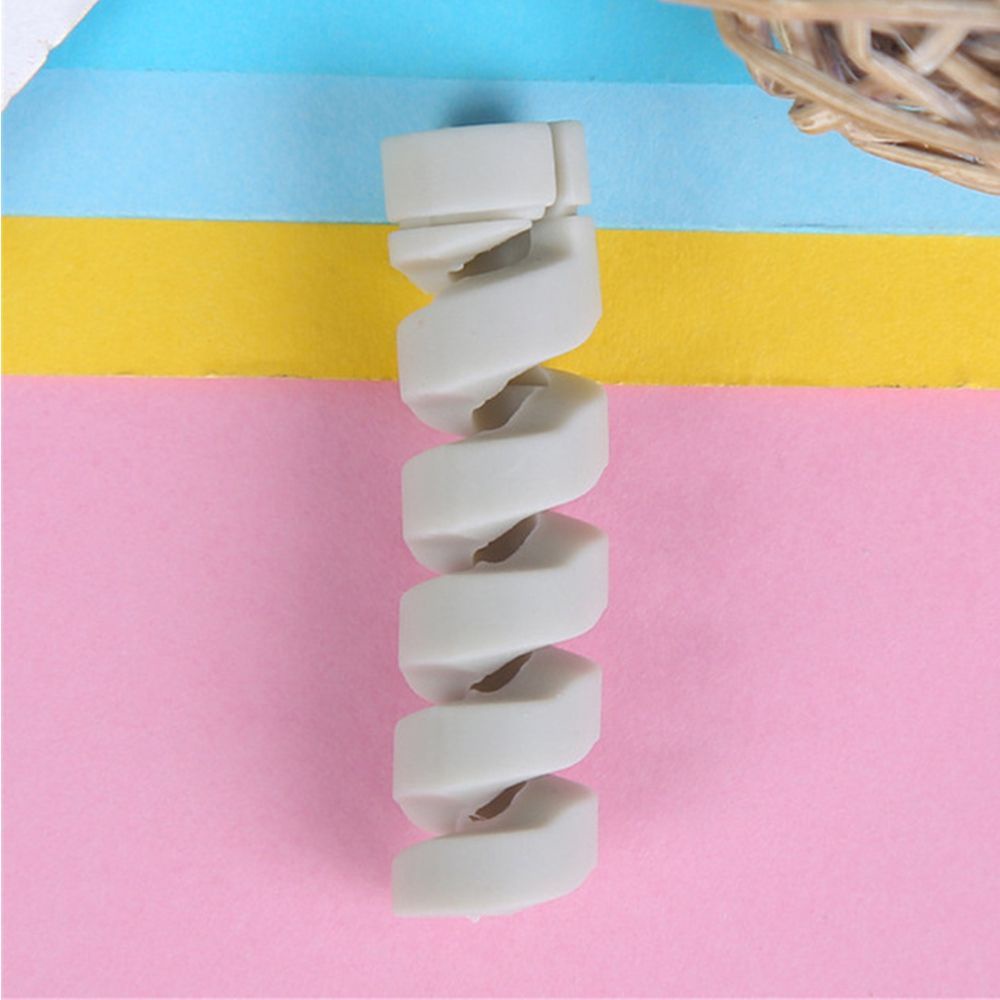 Quinton10pcs / Set Winder Organizer Proteksi Kabel Data / Earphone Multi Warna