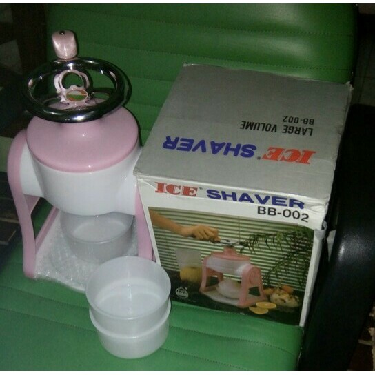 Galaxy's Alat Serutan Es batu - Mesin Pembuat Es Serut Mini - Ice Shaver Manual