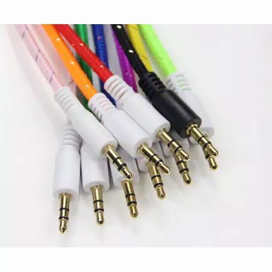 [WAE] KABEL AUX AUDIO 1X1 TALI SEPATU 3,5MM