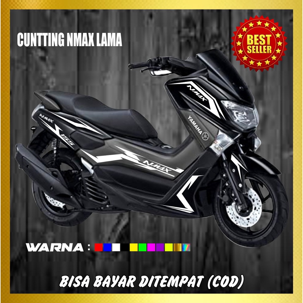 stiker nmax keren 2019 stiker nmax limited edition cutting sticker nmax putih terbaru