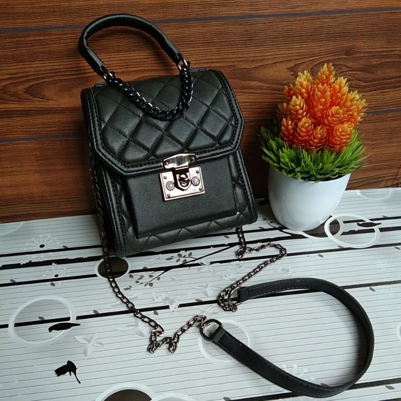 TAS SELEMPANG HANDPHONE KUNCI MUTIARA BORDIR MEWAH