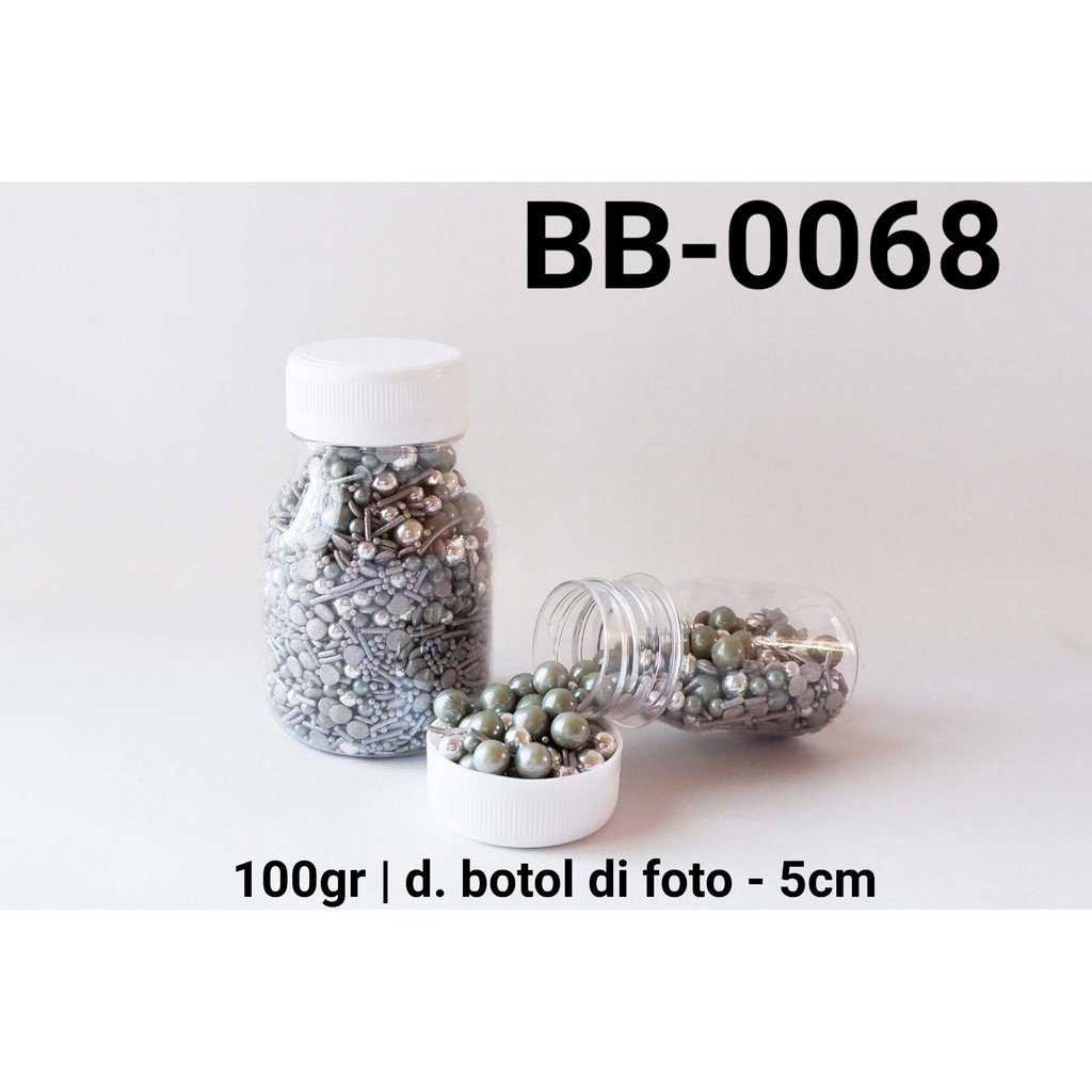

BB-0068 Sprinkles sprinkle sprinkel mutiara mix abu abu 100gram 100gr yamama baking grosir murah sprinkles cake dekorasi mutiara trimit decoration story sprinklestory sprinklesstory sprinkle story yamama baking