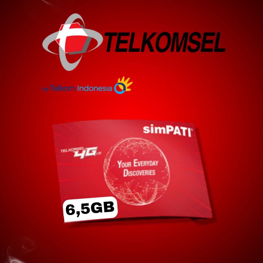 Kartu Perdana Telkomsel 6.5GB