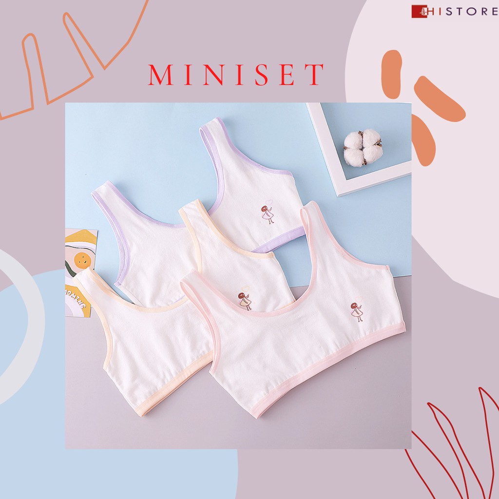 Miniset Anak Perempuan Training Bra 6092 189 6012 305 6221 9067 Bahan Cotton Premium