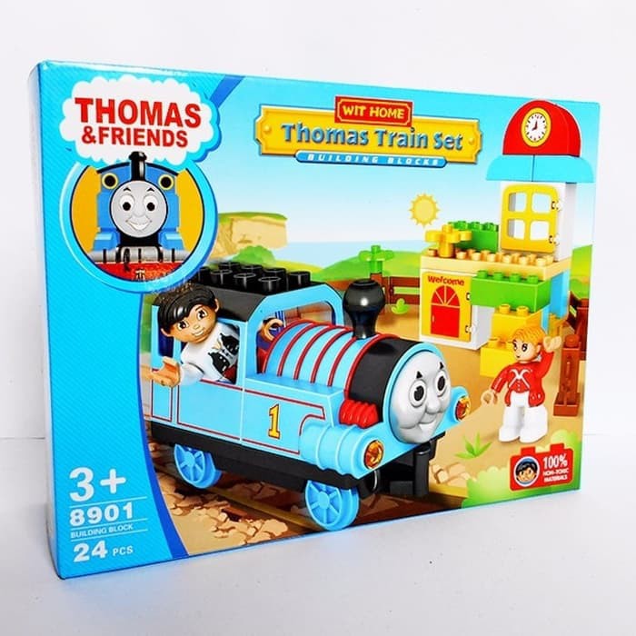 SUPER PROMO Mainan Anak Thomas & Friends TRAIN SET BUILDING BLOCKS LEGO 8901