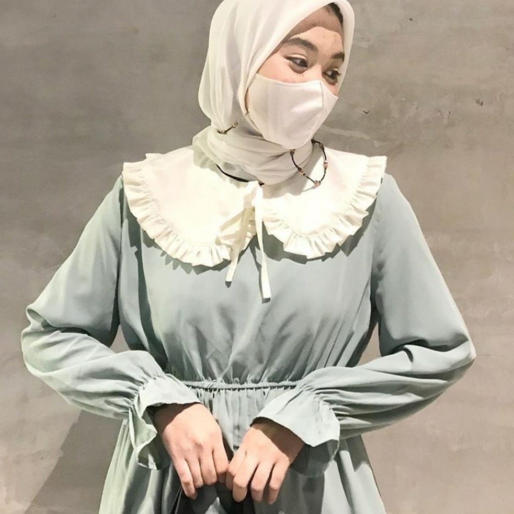 Fake Collar Aksesoris Kerah l Kerah Renda Pita Fashion Wanita