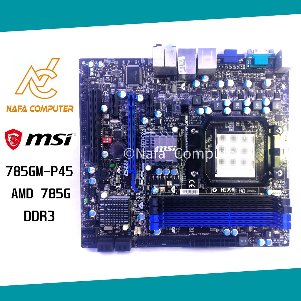 Motherboard MSI 785GM-P45 Socket AM3 DDR3