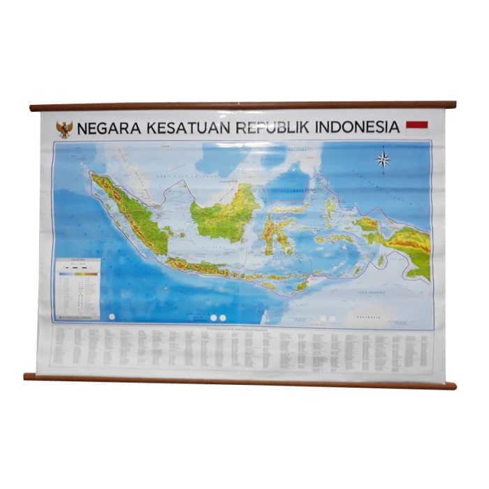 

Peta Negara Kesatuan Republik Indonesia (NKRI) (Bingkai)