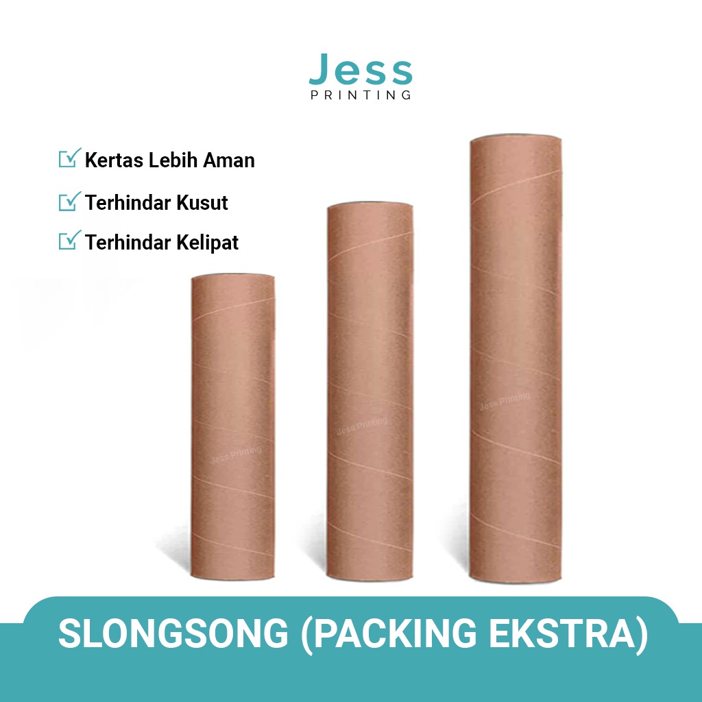 

Packing Ekstra - Selongsong Pipa (Cone atau Core) Pengaman Agar Kertas Tidak Lecek