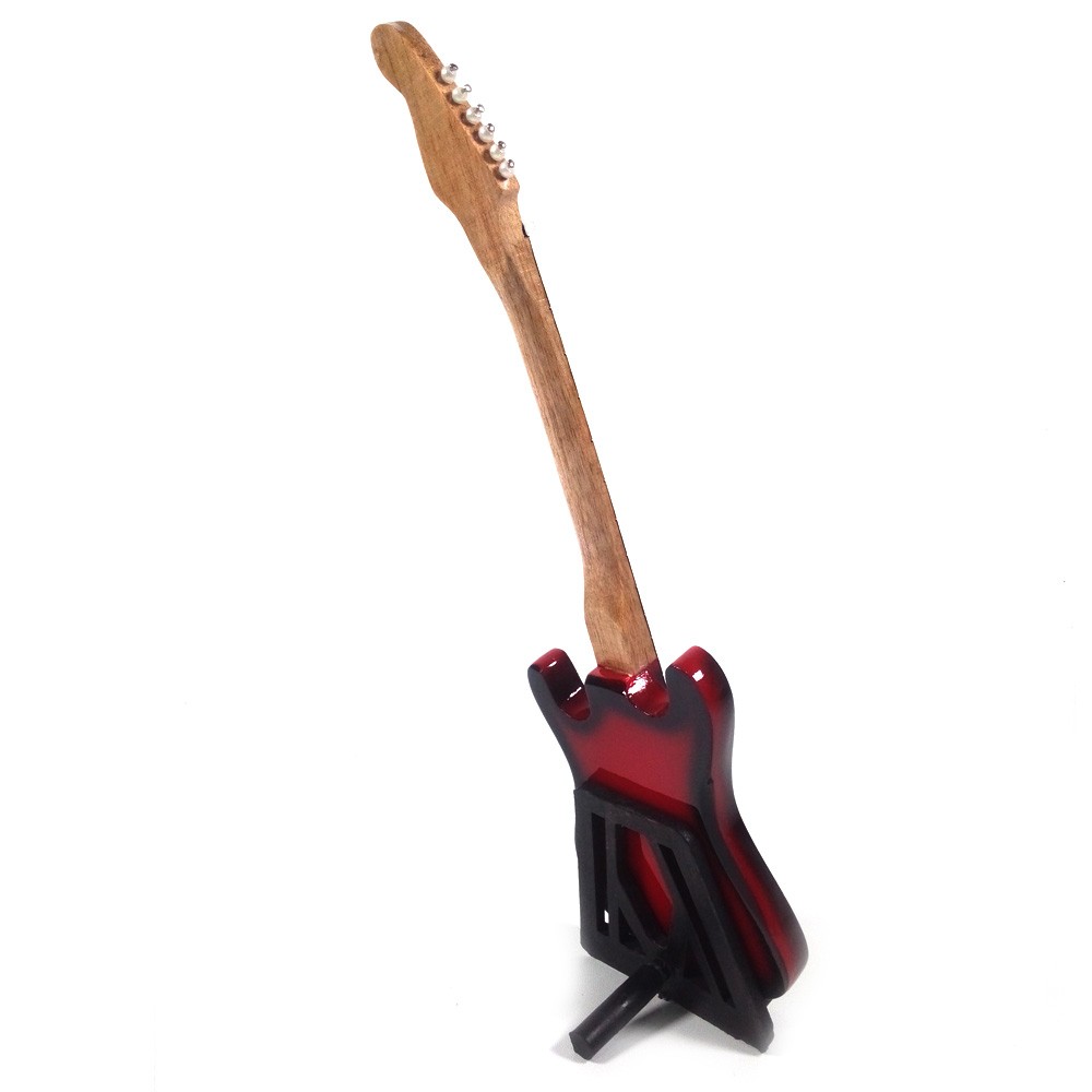 Miniatur Gitar Kayu + Stand - GTR04