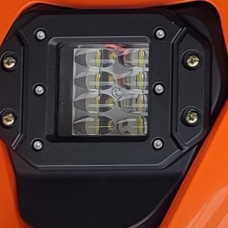 SPAKBOR DAN LAMPU KTM 250/SLEBOR DAN BATOK LAMPU KTM 250/KEDOK LAMPU DEPAN KTM LED