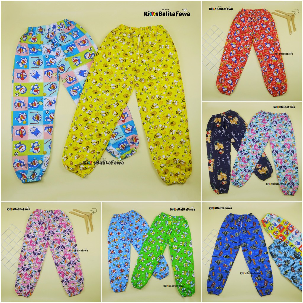 (Anak Laki) Jogger KARAKTER Uk 1-12 Tahun / Joger Pants Celana Panjang Anak  Laki Cowok Grosir