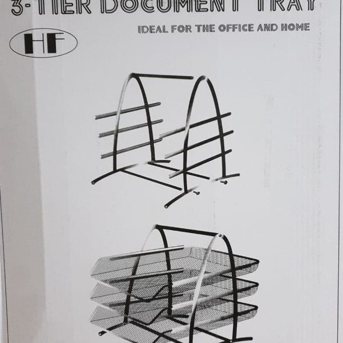 

ORGANIZER-DOCUMENT- RAK DOKUMEN KERTAS ELEVATED LETTER TRAY 3 SUSUN BESI. 1 SET = 3 SUSUN -DOCUMENT-