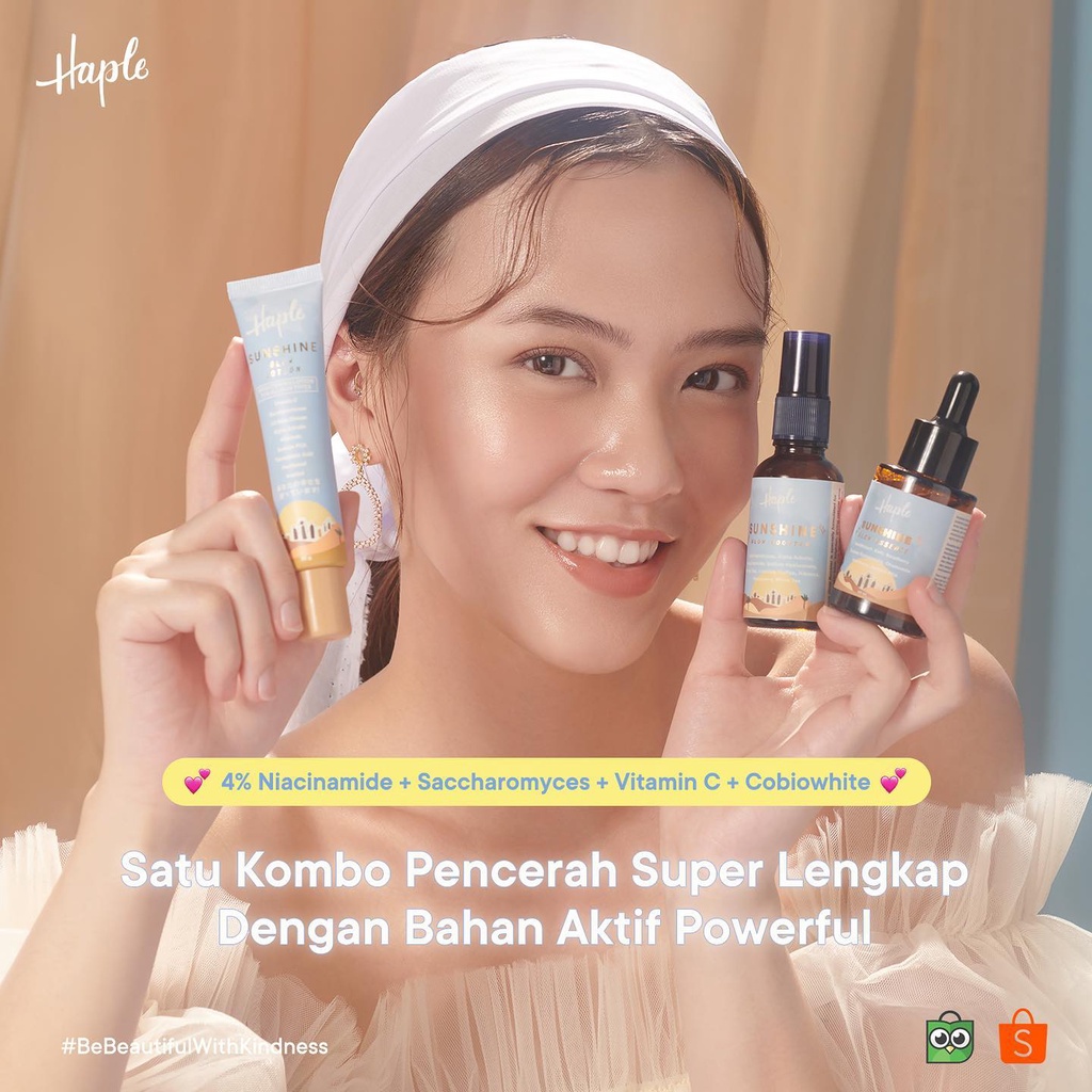 Haple Sunshine Glow Series Booster/Essence/Lotion (30gr/30ml)