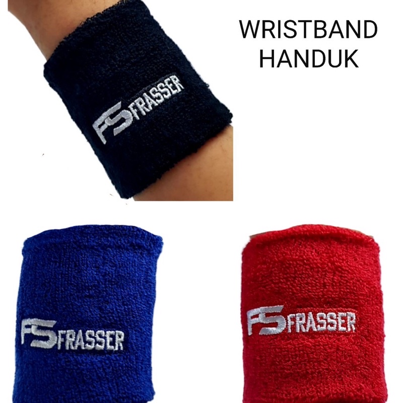 Handuk tangan frasser saat gowes / olahraga Wristband hand band