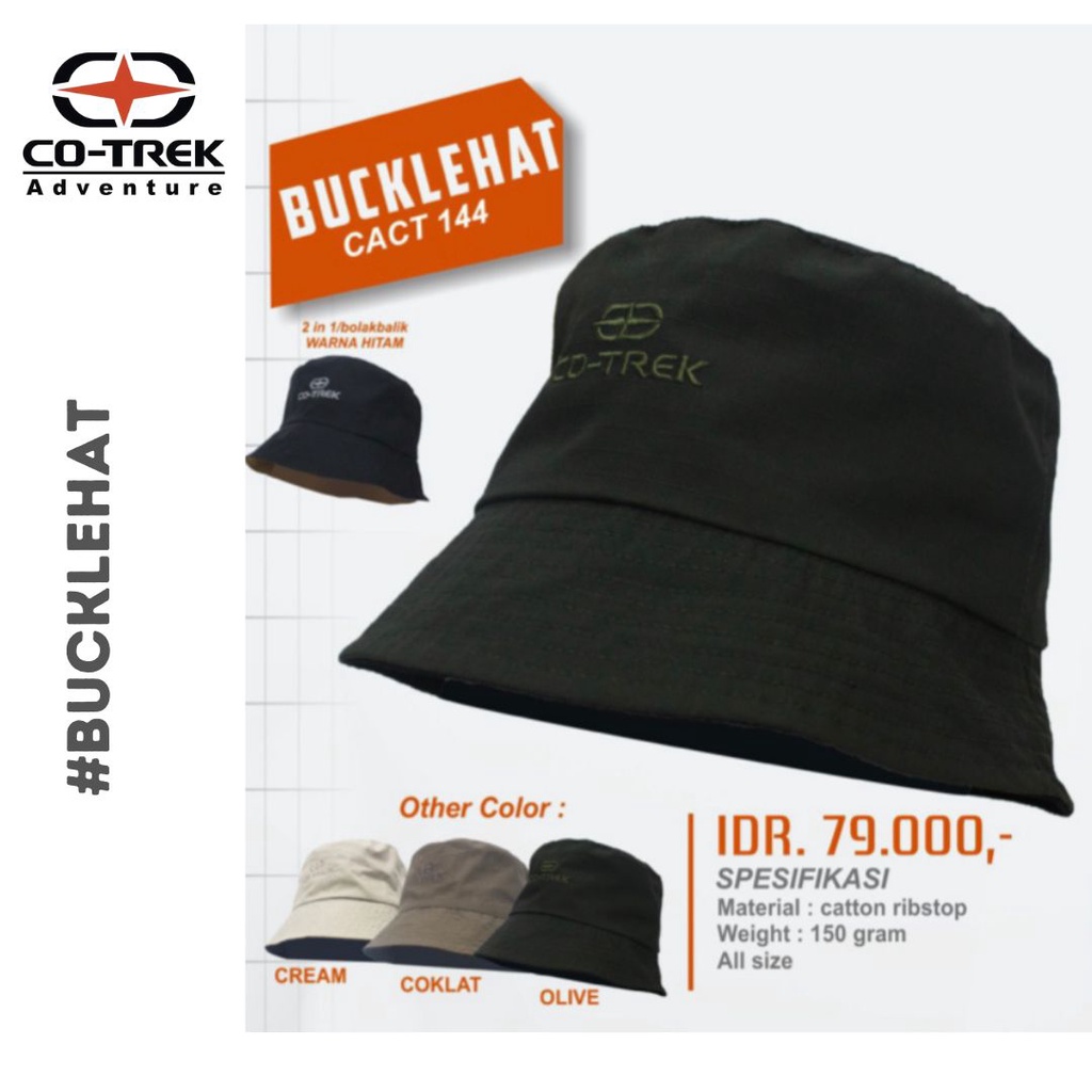 Co Trek Topi rimba bolak balik buckle hat topi gunung
