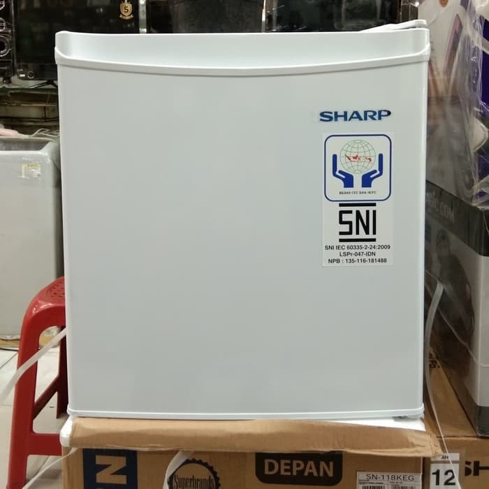 KULKAS MINI SHARP PORTABLE 1 PINTU SJ 50 MBX