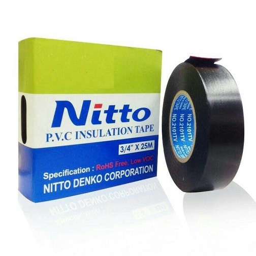 Jual Isolasi Solatif Solatip Nitto Electrical Tape 3/4