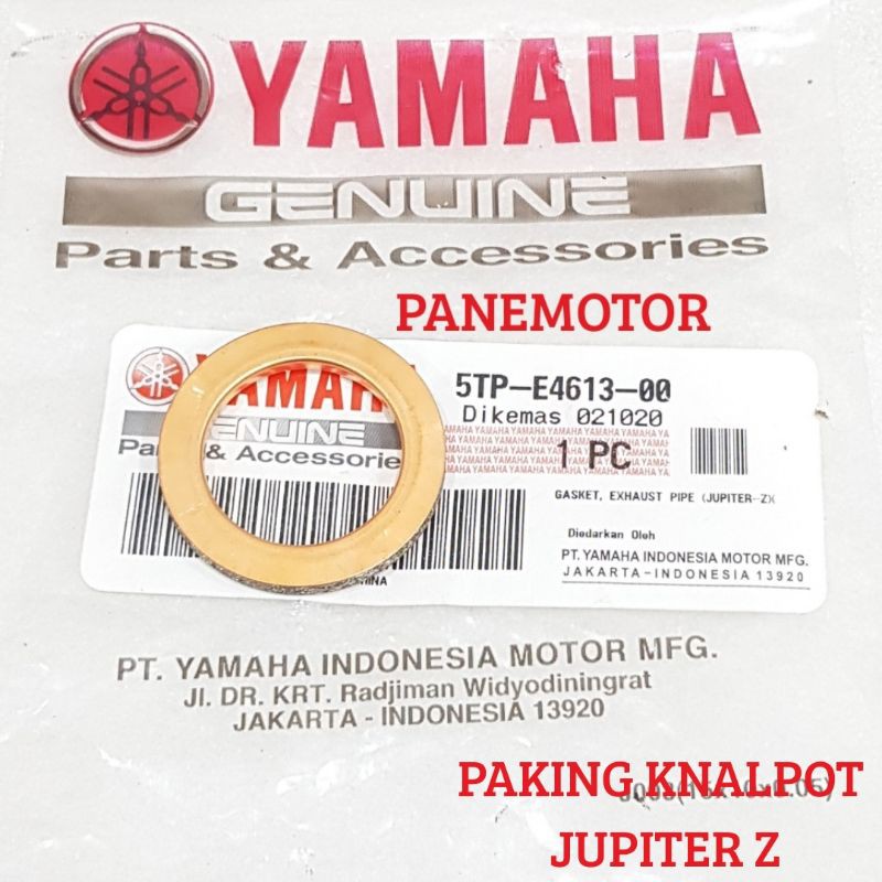 PAKING KNALPOT JUPITER Z VEGA R NEW VEGA ZR CRYPTON VEGA LAMA JUPITERBZ NEW ASLI YGP 5TP-E4613-00