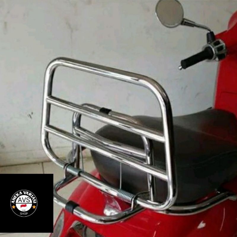 Back Rack Primavera , GTS & sprint.aksesoris vespa.. matic