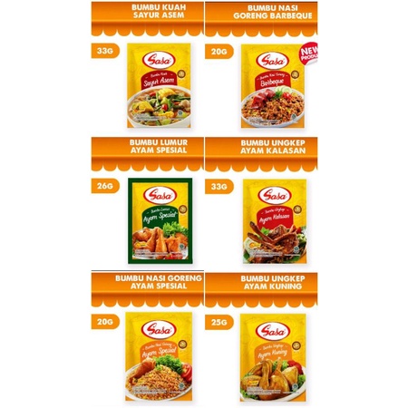 

Sasa Bumbu Nasgor/Bumbu Lumur/Bumbu Kuah 1pc
