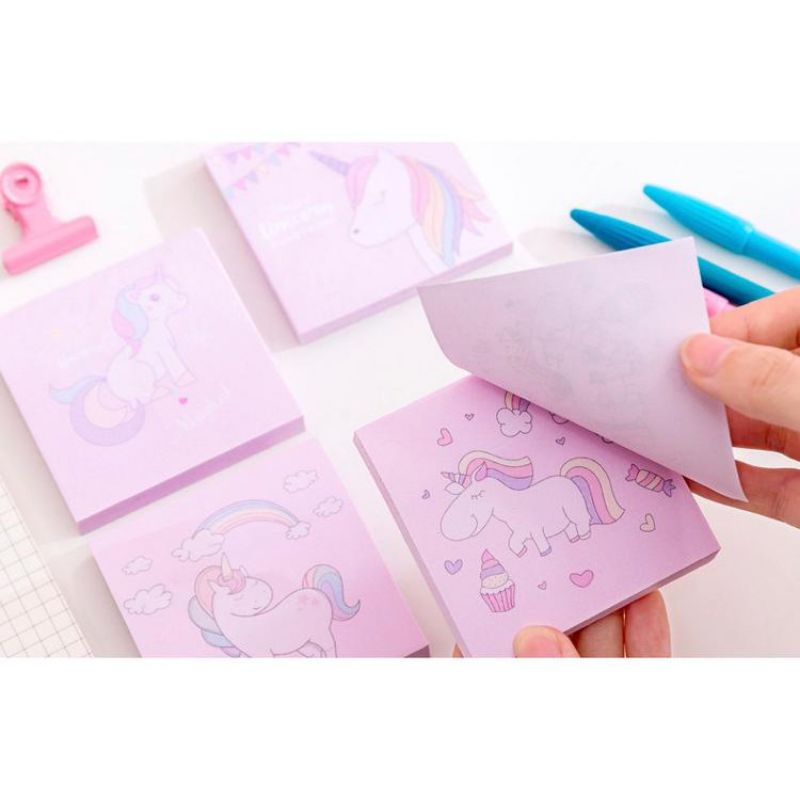 

Sticky Note Unicorn 75x75mm