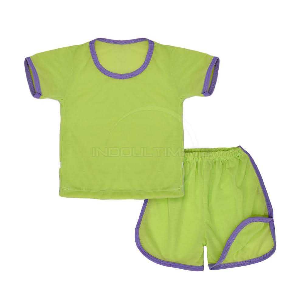 1 Set Setelan Chupa Cups Baju Anak SBJS-02KK Setelan Anak Balita Polos Unisex Setelan Baju Anak Celana