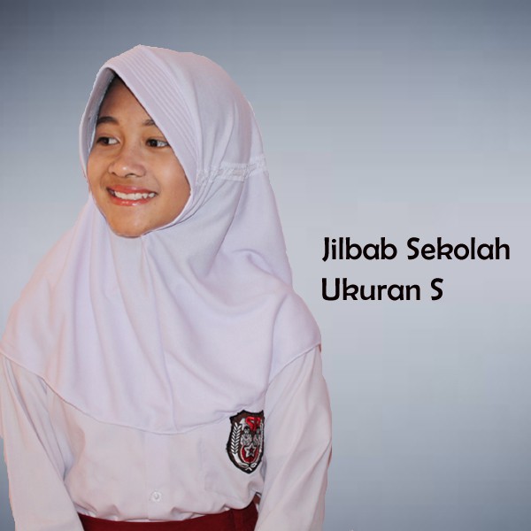 JILBAB SEKOLAH UKURAN S / JILBAB ANAK SEKOLAH PUTIH / JILBAB INSTAN ANAK SEKOLAH / JILBAB SEKOLAH LANSGUNG PAKAI/ JILBAB NGAJI