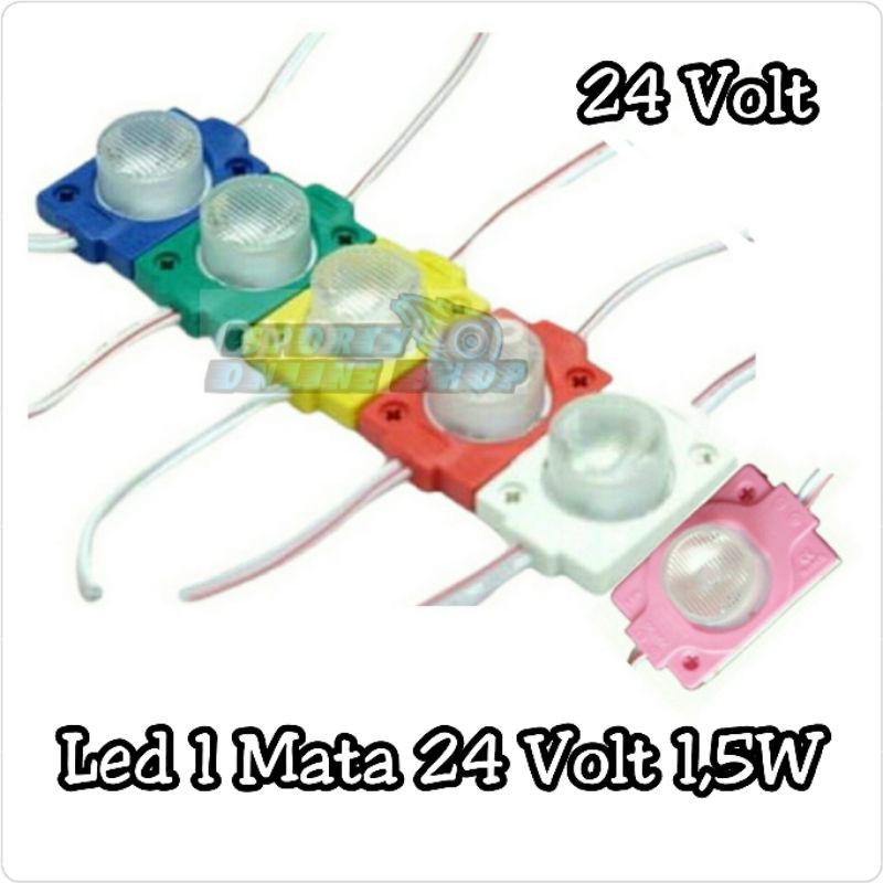 Lampu Led 1 Mata Besar 24 Volt 1,5W