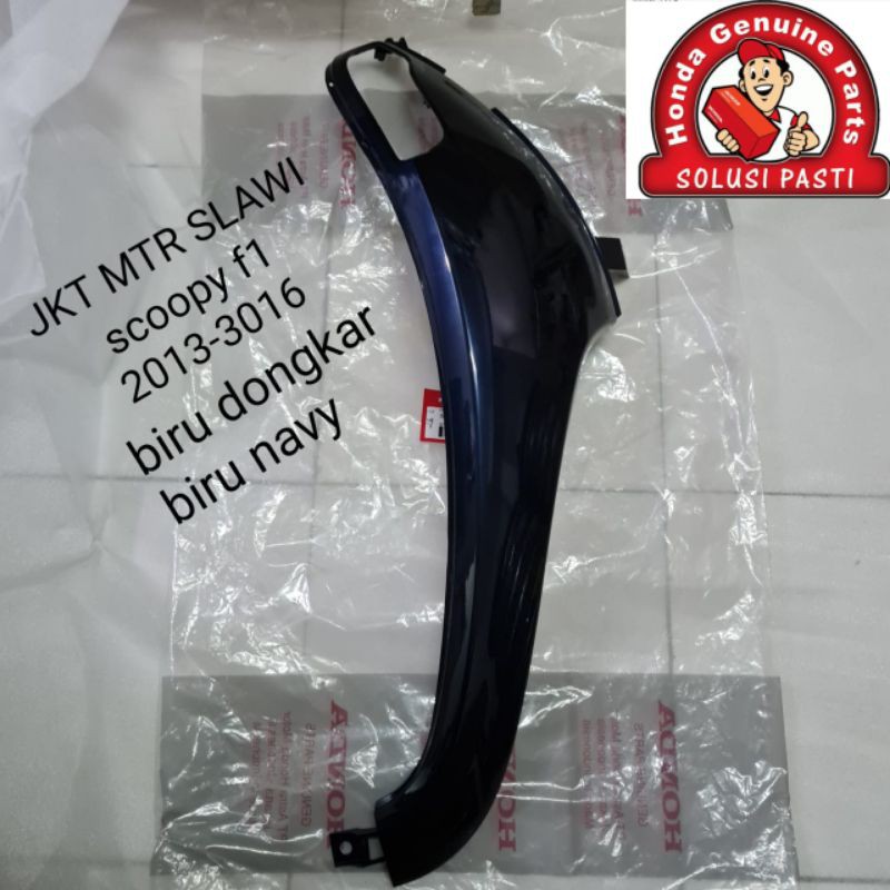 sayap depan garnish depan scoopy f1 biru dongkar biru navy ori honda ahm asli honda