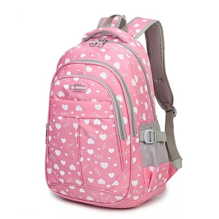 Tas Ransel Sekolah love love polka for a queen stuff SD SMP SMA KULIAH Travel Bag PRINT LOVE