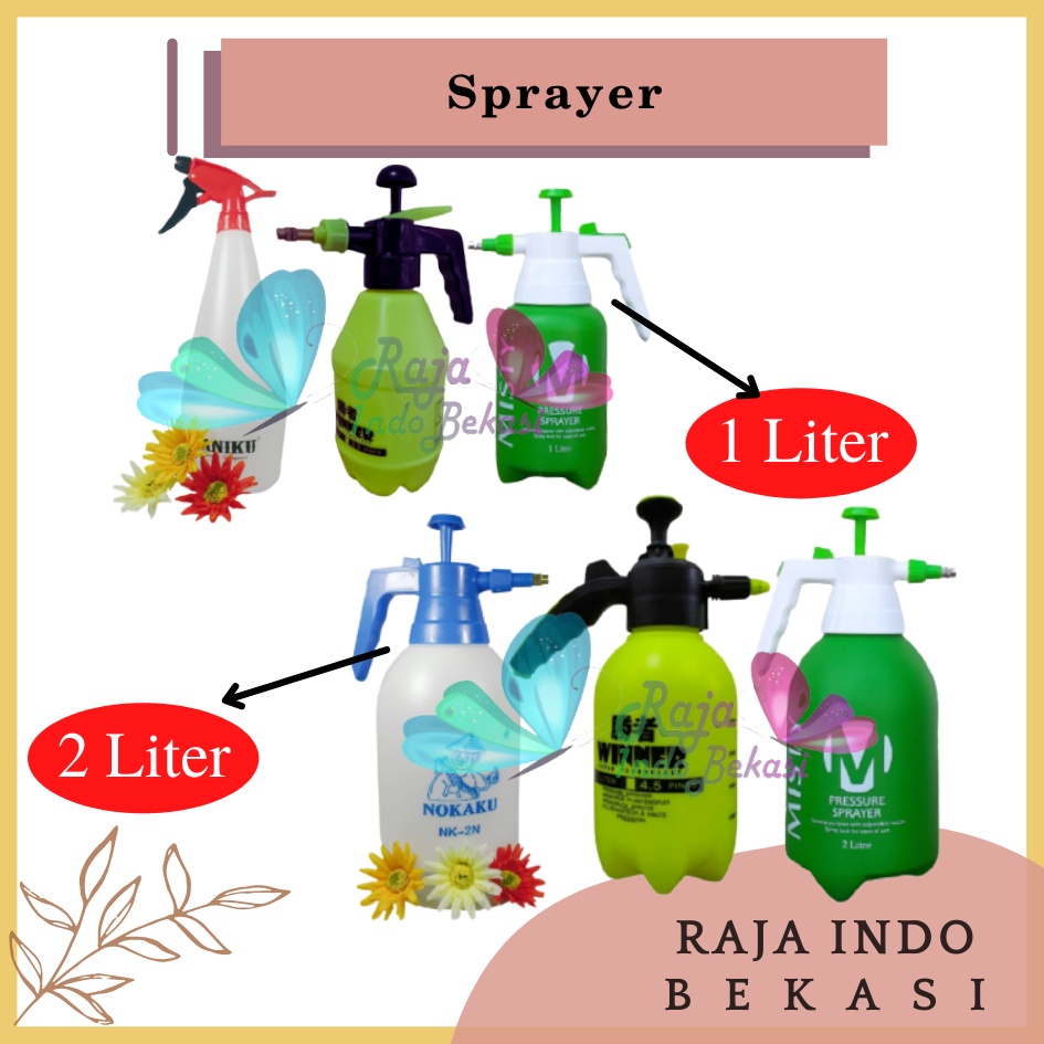 Sprayer 500 Ml 1 Liter 2 Liter Sprayer Semprotan Air Disinfektan Tanaman Burung Sprayer Semprotan Serbaguna Elektrik Manual Swan Gun