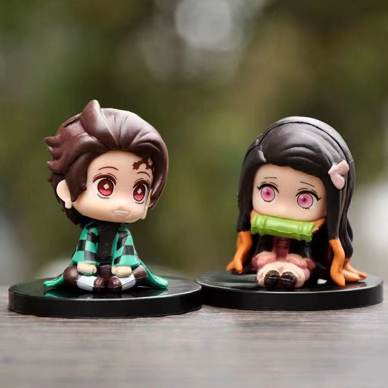 Action figure Demon Slayer anime kimetsu no yaiba Mini Untuk Dekorasi