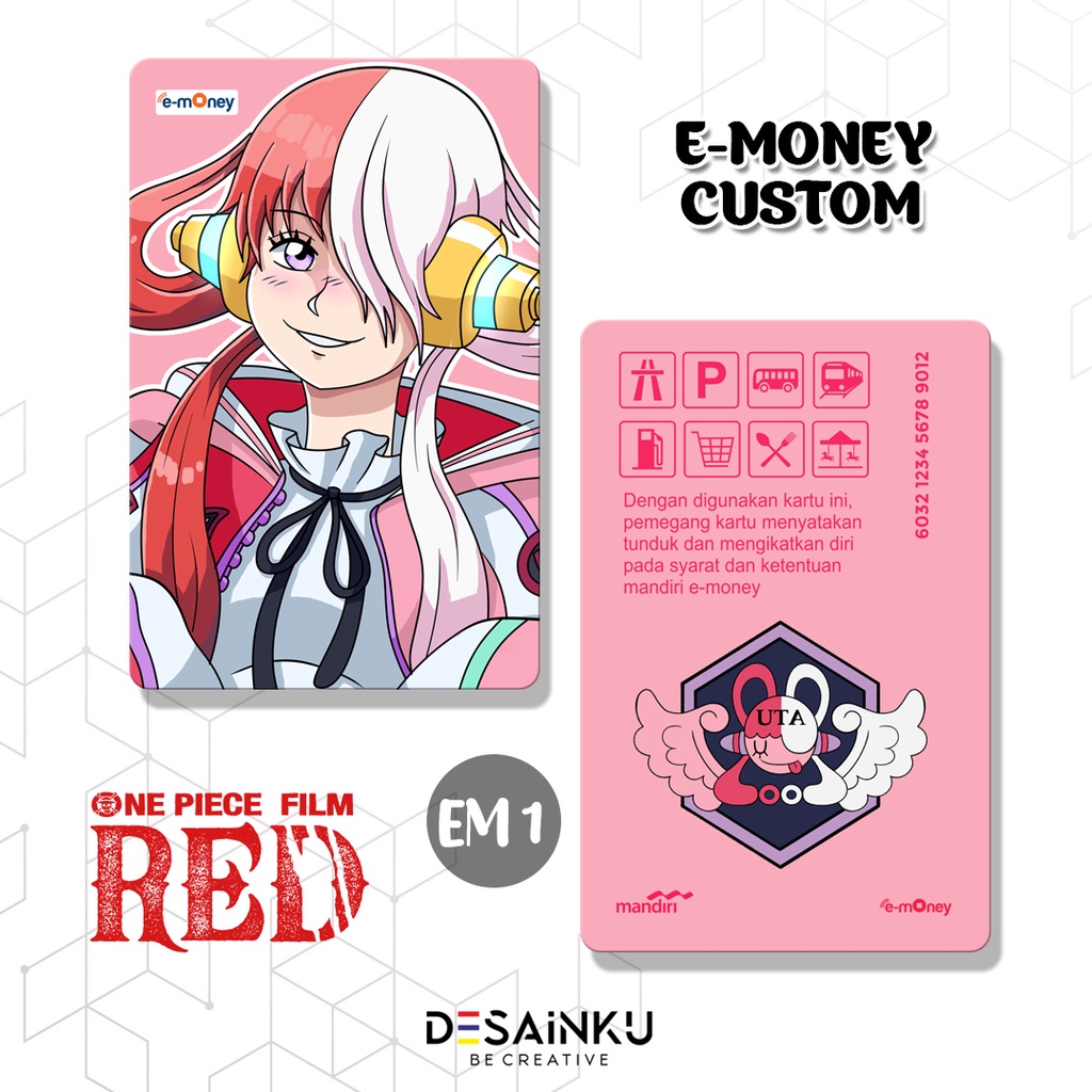 E-money One Piece UTA / Emoney Custom / Emoney Anime / E-TOLL