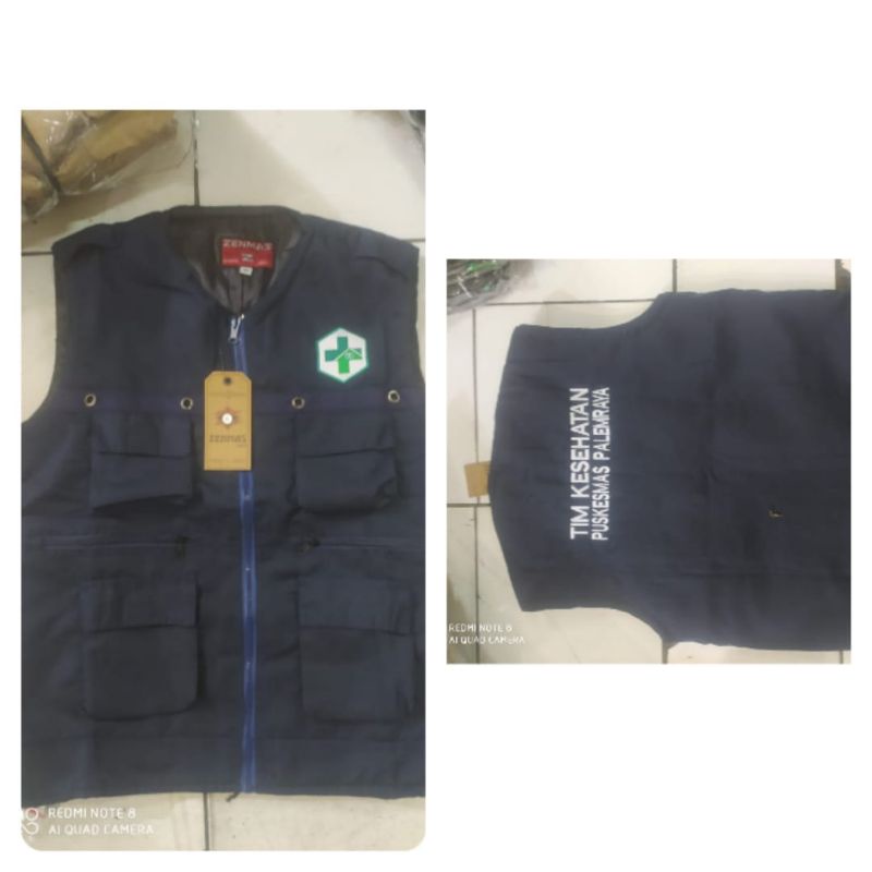 rompi puskesmas biru dongker #rompi zenmas