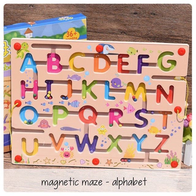 Edufuntoys MAGNETIC MAZE ALPHABET prewritting skill Edufuntoys MAGNETIC MAZE ALPHABET prewritting skill