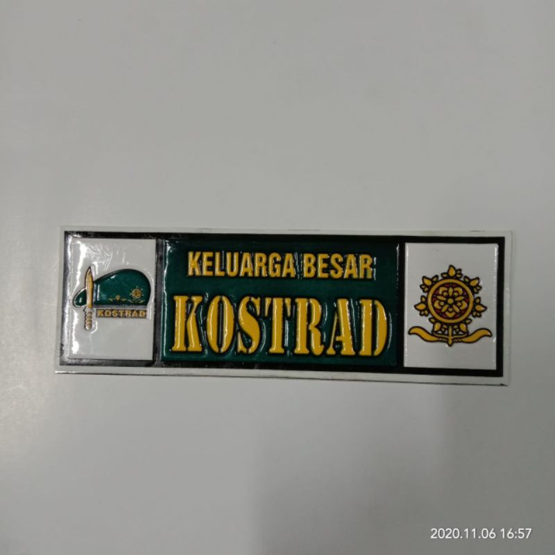 

Stiker Embos Panjang Kostrad | Aksesoris Kendaraan dan Craft Stationery