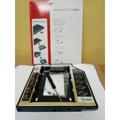 Caddy Harddisk &amp; SSD 12,7mm Alluminium