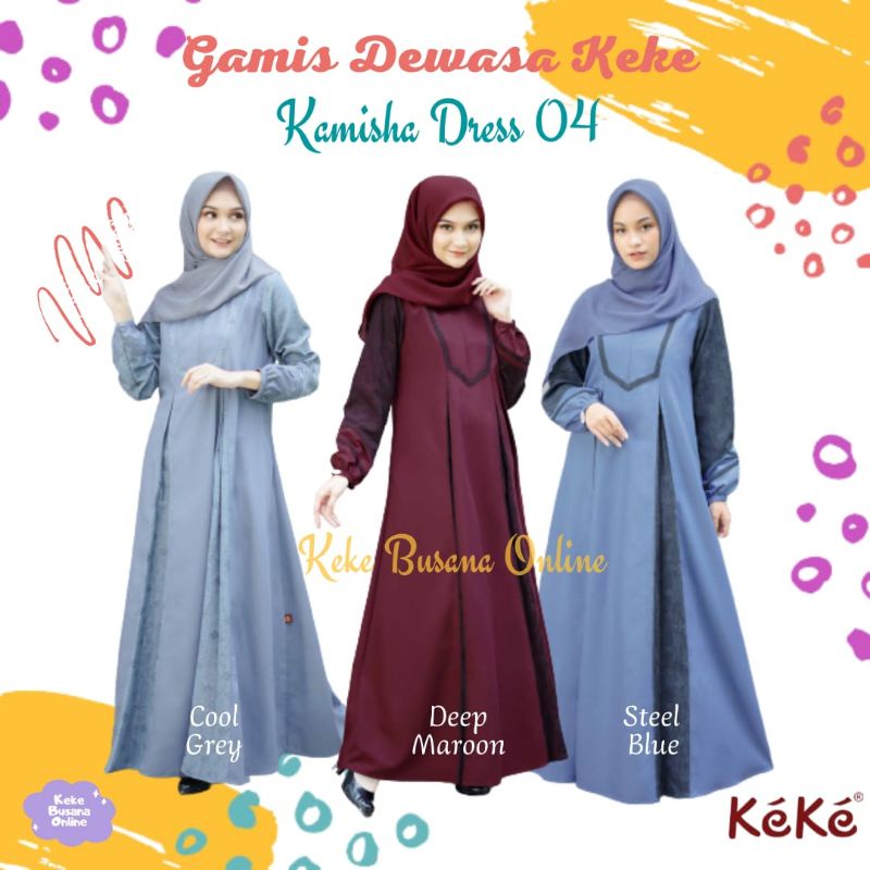 Gamis Dewasa Keke ~ Kamisha Dress 04 ~