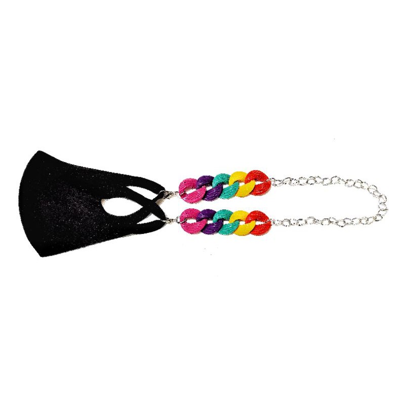 Kalung Gantungan Masker Strap Chic Mixed Colorful Pop Beads Chain Series Rantai Mote Candy