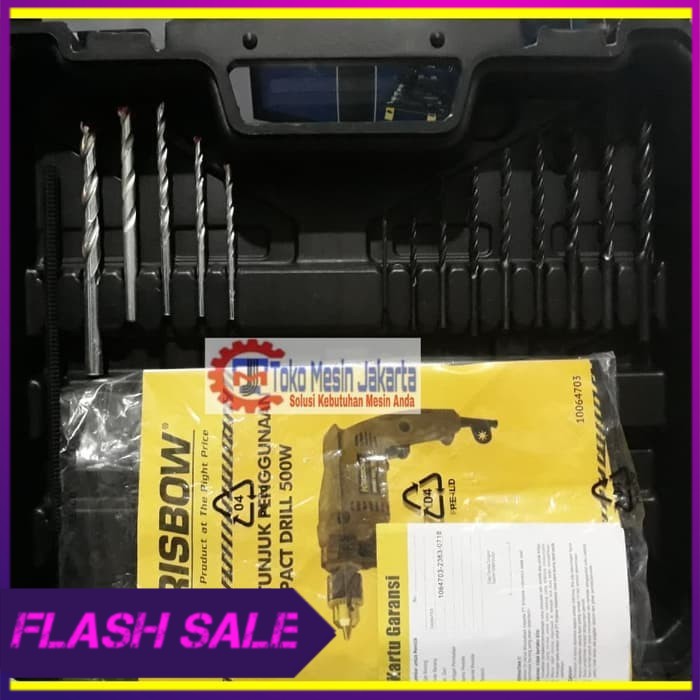 KRISBOW impact Drill Set Bor Listrik 21 pcs