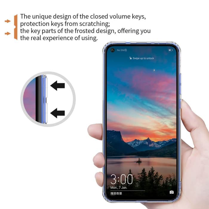 Case HUAWEI Honor View 20 V20 Softcase Transparan TPU Original