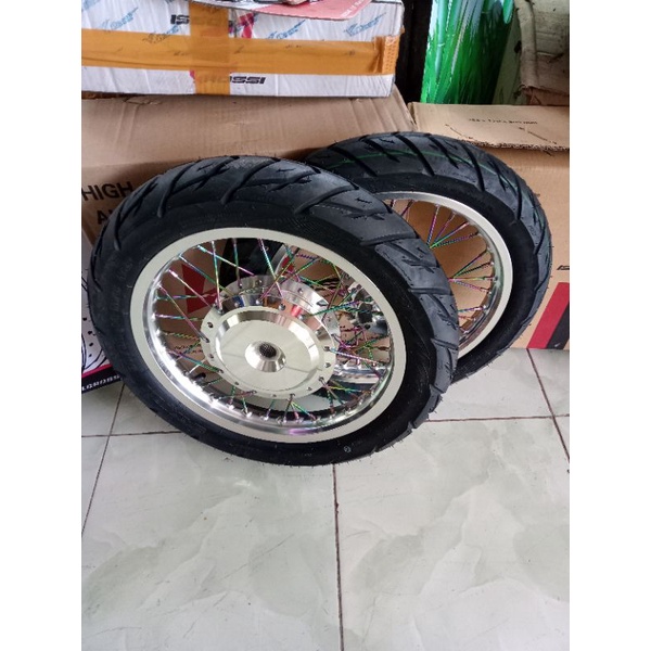 velg paketan jari jari Vario 125/150 ring 14 plus ban