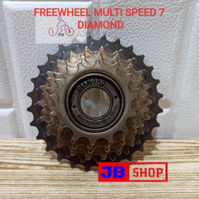 Freewheel Susun Sepeda Multi Speed 7 Gear Gir Belakang Not Shimano
