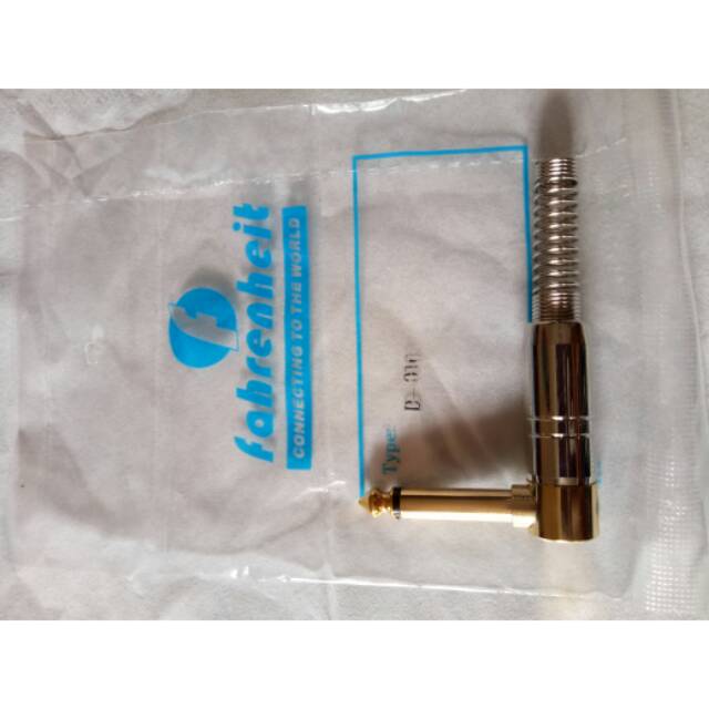 Jack akay Jek akai 6.5mm mono model L fahrenheit gold