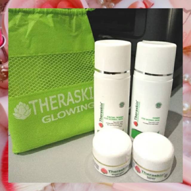 Skincare Theraskin Original  BPOM Whitening Glowing Acne Flek Cream Pemutih Wajah Teraskin Aman Krim Muka Pria dan Wanita